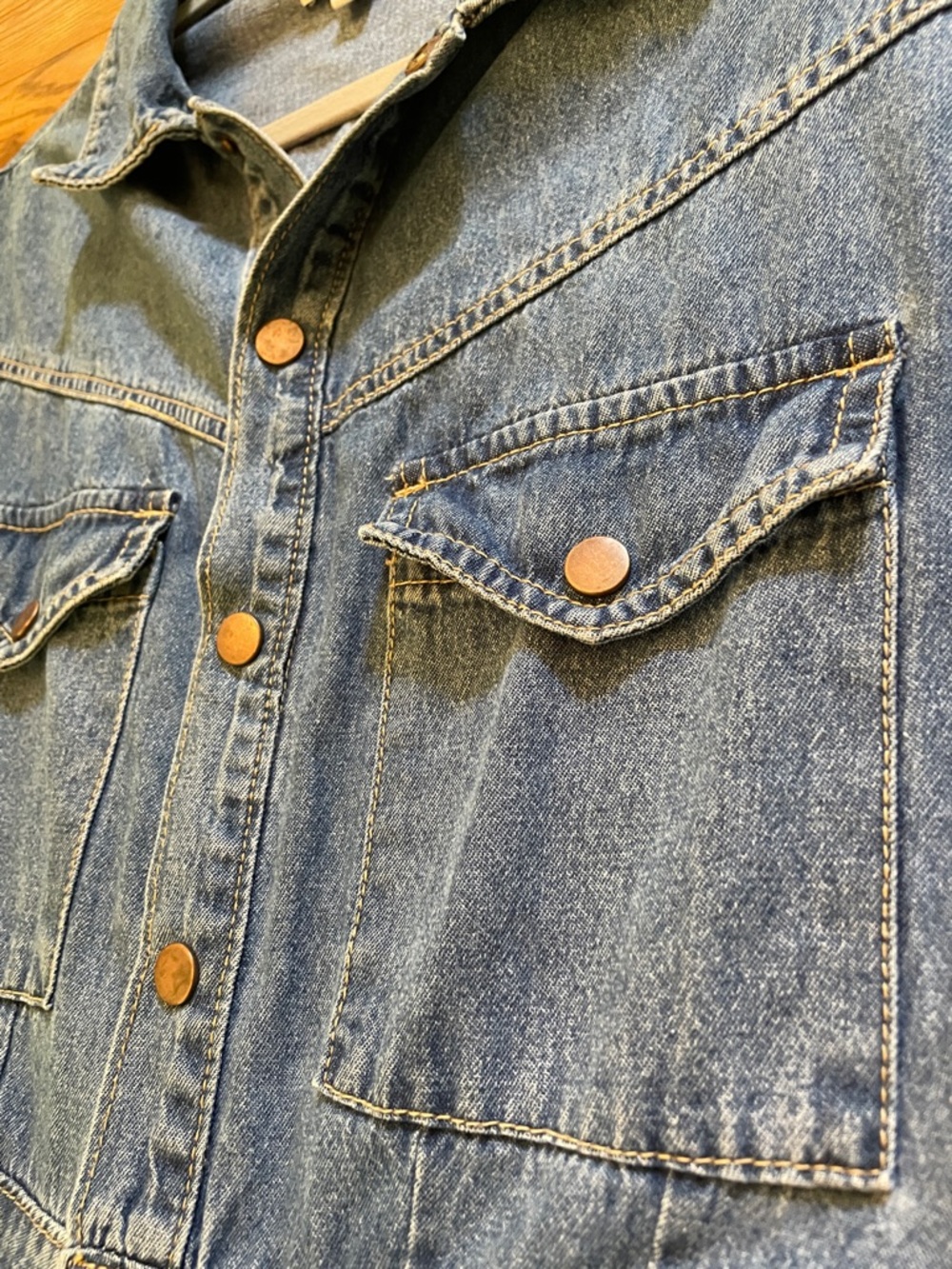 Madewell Denim Sleeveless Jumpsuit - Blue - Picture 3 of 11